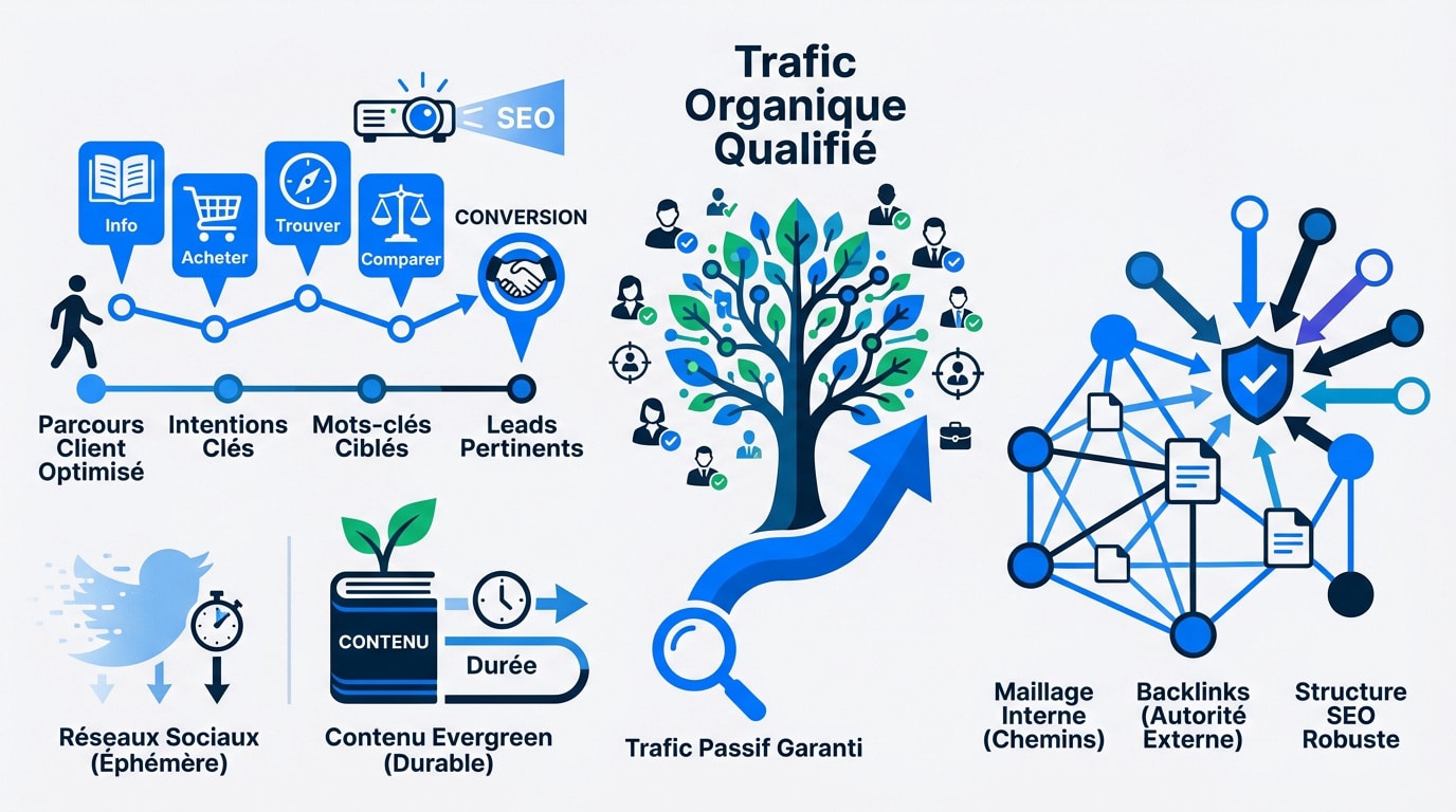 Stratégie SEO pour un trafic organique qualifié